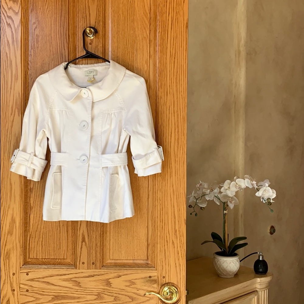 Ann Taylor White Jacket